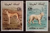 BC225, Maroc 1984, serie fauna, caini, Nestampilat