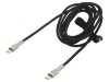 Cablu USB C 2m negru 100W mufă din ambele părţi, Baseus