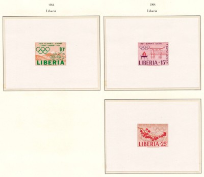 Liberia 1964 Mi 623/25 DELUXE MNH - JO Vara, Tokyo foto