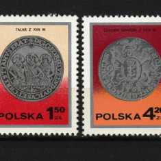 Polonia, 1977 | Ziua mărcii poştale - Numismatică poloneză | MNH | aph