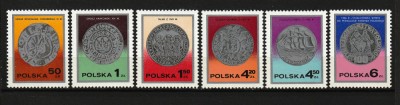 Polonia, 1977 | Ziua mărcii poştale - Numismatică poloneză | MNH | aph foto