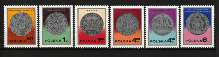 Polonia, 1977 | Ziua mărcii poştale - Numismatică poloneză | MNH | aph