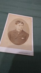 FOTO VECHI PE CARTON GROS 9/7 CM DE COLECTIE RARA!!!
