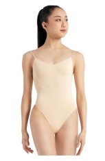 Body pentru balet pentru femei Capezio, culoarea pielii, marimea M - OUTLET