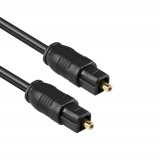 Cablu Optic Toslink 1.5 Metri , Premium Quality , Negru