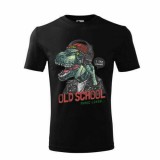 Tricou Personalizat Old School Music Lover cu Dinozaur - Design Retro si Cool
