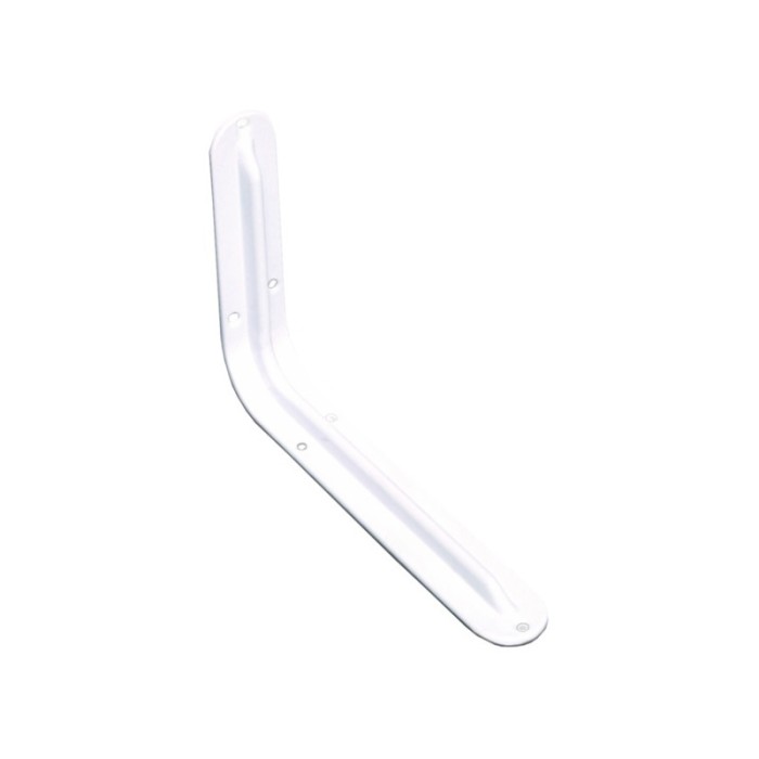 Suport pentru raft, lat, alb, 195 x 135 x 35 mm, 24 buc / set