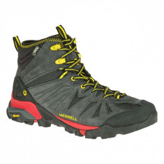 Bocanci Barba?i Drumetie Piele impermeabili Merrell Capra mid gtx Gore-tex Vibram foto