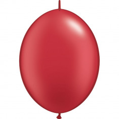 Balon Cony Pearl Ruby Red 12 inch (30 cm), Qualatex 65291 foto