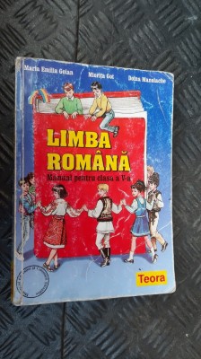 LIMBA ROMANA CLASA A V A -GOIAN .GOT , MANOLACHE -TEORA foto