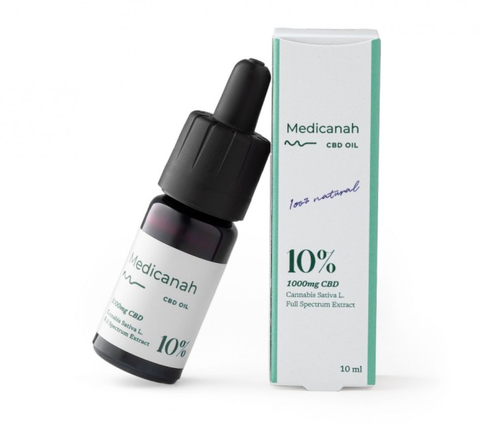 Pachet PROMO 4+1, Ulei CBD 10%, 1000mg, Full Spectrum, Premium, 10ml