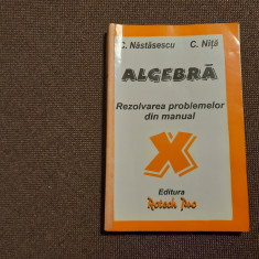 ALGEBRA CLASA A X A REZOLVAREA PROBLEMELOR DIN MANUAL C NASTASESCU C NITA