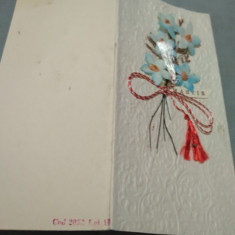 CARTE POSTALA FELICITARE MARTISOR ROMANIA