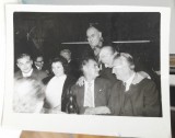 Fotografie Aurel Cosma 70 Ani, 1971, Timisoara. Masa Festiva Scriitori. Album Foto 9x7 cm. Alb Negru