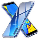 Husa antisoc compatibila samsung galaxy a7 2018, pro airbag, clear, Techsuit