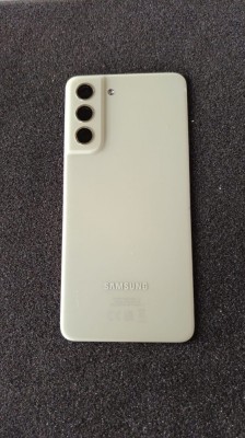 Capac Original Samsung Galaxy S21 FE cu Geam Camera (SH) VERDE foto