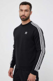 Adidas Originals bluza barbati, culoarea negru, cu imprimeu