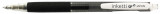 Pix Cu Gel Penac Inketti, Rubber Grip, 0.5mm, Corp Negru Transparent - Scriere Neagra