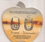 L3 - suport pentru bere din carton / coaster - Strongbow