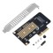 Adaptor SSD M.2 NGFF NVMe (M-Key) la PCI Express 3.0 X4 X8 X16 pentru PC
