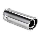 Ornament toba esapament cromat din otel inoxidabil rezistent la acizi MT 002 AMiO, montaj cu coliere sau prin sudare, diametru montaj 30-45 mm