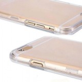 Husa iPhone 7 Transparenta Ultra Slim TPU MyStyle + Folie Protectie Ecran, Protectie Camera