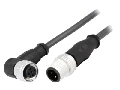 Cablu M12-M12 1m, 4 pini foto