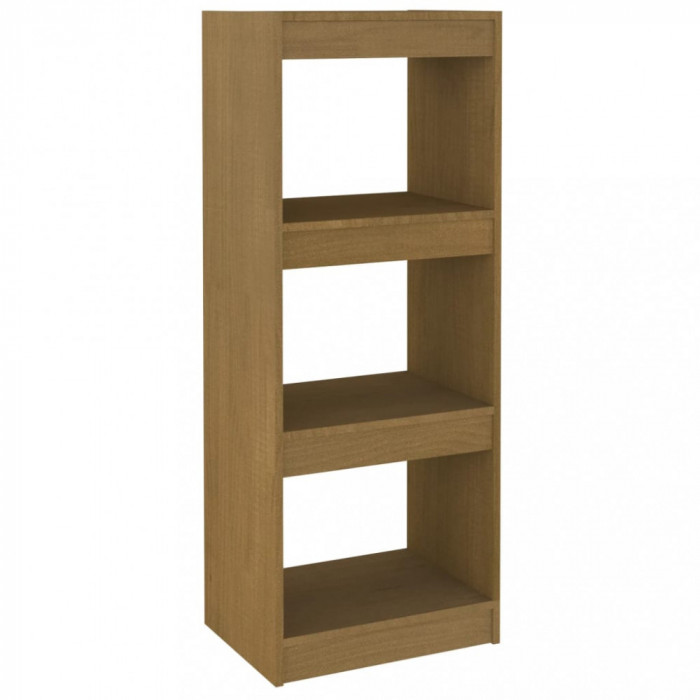 Bibliotecă/Separator cameră maro miere 40x30x103,5 cm lemn pin