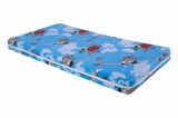 Saltea cu memorie Somnart Memory 70x140, inaltime 10 cm, pentru bebelusi si copii, husa impermeabila, fermitate medie, model aviator