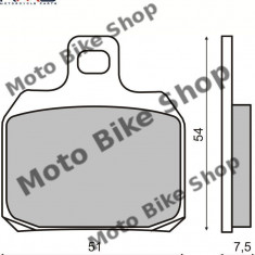 MBS Placute frana Piaggio X8 /X9 /Beverley MCB700, Cod Produs: 225100490RM