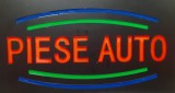 Reclama LED - PIESE AUTO - de exterior / interior, 44 x 24 cm, Oem