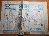 Ziarul ana gabriela - septembrie 1990 - ziar de moda