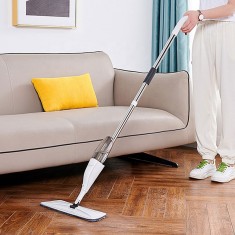Mop Inteligent cu lavete din microfibra, recipient de lichid si pulverizator