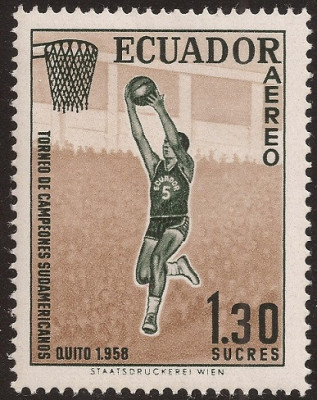 B0519 - Ecuador 1958 - Sport neuzat,perfecta stare foto