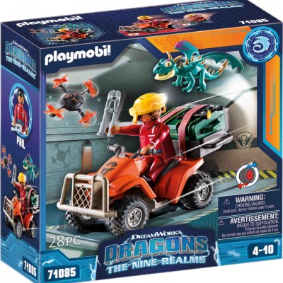 Playmobil - Dragons: Vehiculul Lui Icaris Si Phil foto