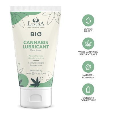 Lubrifiant Luxuria Bio Cannabis 50ml foto