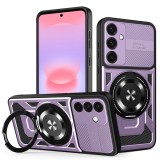 Husa Samsung Galaxy A37 5G RuggedCam Mov - Protectie extrema, MagSafe, Stand Aluminiu, TPU+Policarbonat
