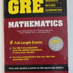 THE BEST TEST PREPARATION FOR THE GRE - GRADUATE RECORD EXAMINATTION - MATHEMATICS by OM PRAKASH AGRAWAL ..J. TERRY WILSON , 1989