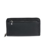 Portofel negru cu bareta detasabila