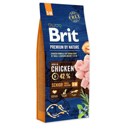 Brit Premium by Nature Senior Small și Medium 15 kg foto