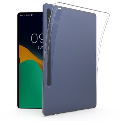 Husa pentru tableta Samsung Galaxy Tab S8 Ultra, Kwmobile, Transparent, Silicon, 57137.03 foto