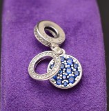 Talisman din Argint Charm ---Special Blue--- CHA1002, Argintboutique