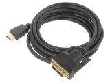 Cablu DVI-D la HDMI 3m negru 30AWG