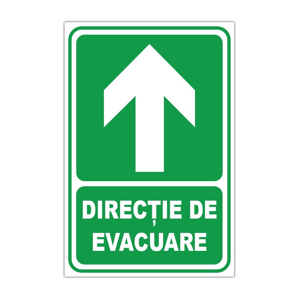 Indicator Direcție de Evacuare Înainte | Okazii.ro