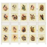 vidaXL Panou Romdivider Alb 212 x 165 cm MDF 42022117