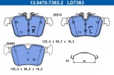 ATE 13.0470-7363.2 ATE Ceramic set placute frana,frana disc