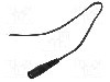 Cablu alimentare DC, cabluri, DC 5,5/2,1 soclu, negru, 0,25m, WEST POL - S21-TT-T050-025BK