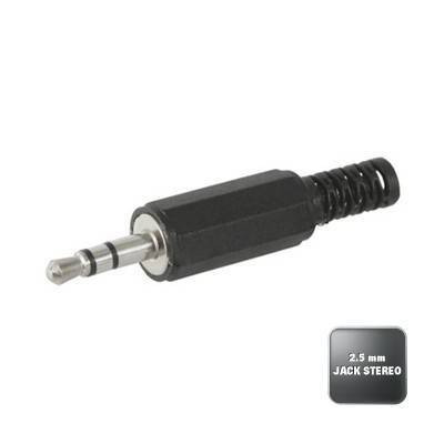 Mufa Jack 2.5 mm stereo tata cu protectie cablu Goobay foto