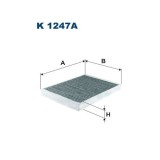 Filtru polen, habitaclu cu carbon activ Citroen C5 3, 02.20, C5 3 Estate, 02.20, C6, 09.2012; Peugeot 407, 02.2011, 407 Coupe, 10.20, 407 Sw,