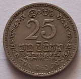 Sri Lanka, 25 Cents 1963, Asia